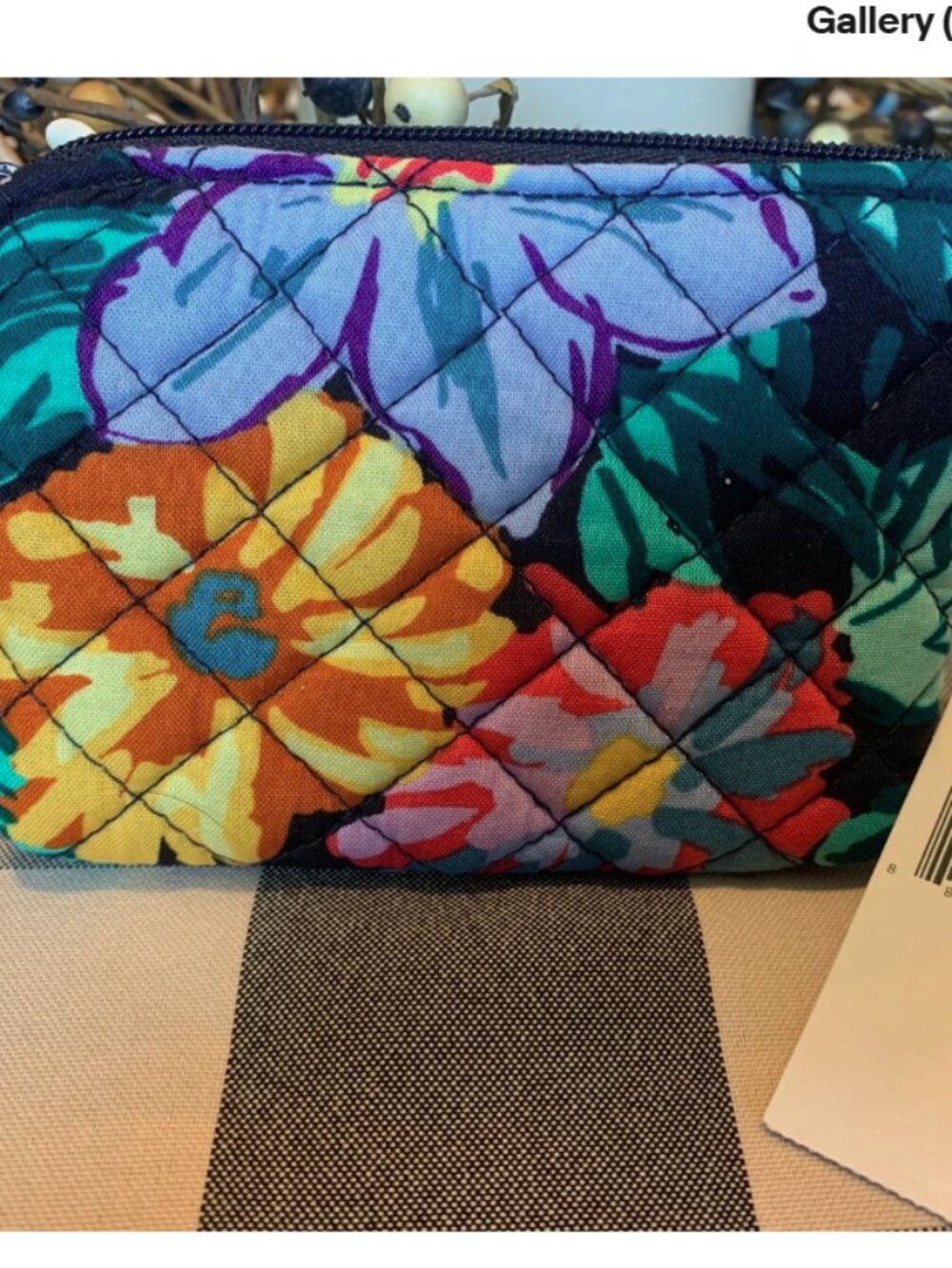 Vera Bradley Coin purse Happy blooms NWT